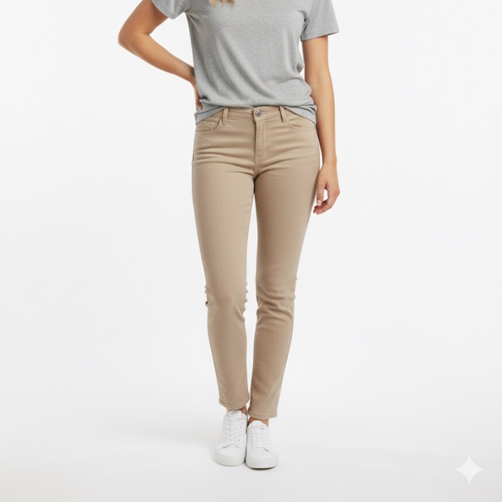 U-Turn Tan Skinny Leg Stretchy Jeans/ Jeggings Small